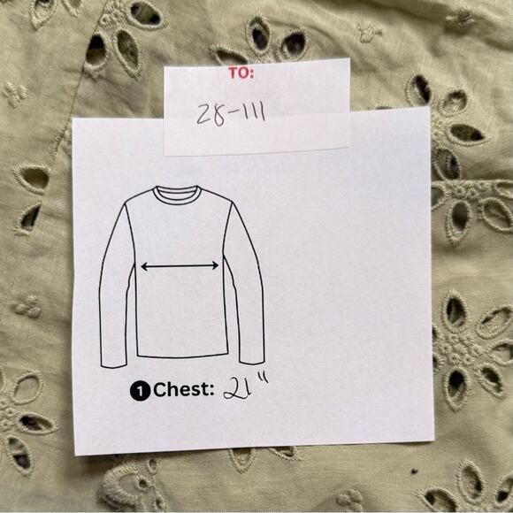 BY TIMO NEW GREEN RUFFLED RUCHING BLOUSE BOHO EYELET EMBROIDERY LONG SLEEVE XL - Picture 9 of 9